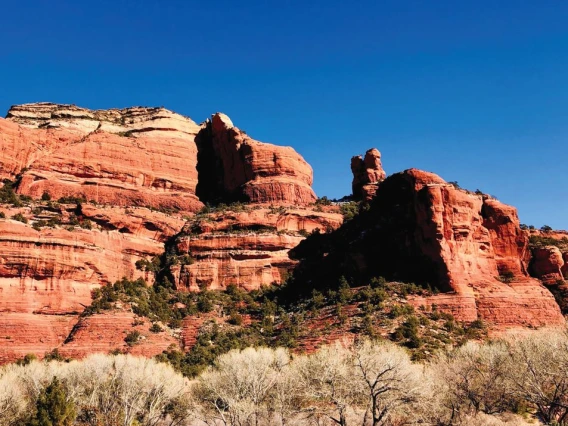 Rural Landscape Scenery of Sedona Red Rocks