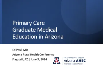 GME in Arizona Presentation slides