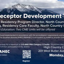 Preceptor Development Training Flyer - June 3, presenters Dr. Sarah Coles and Dr. Julia Forberg